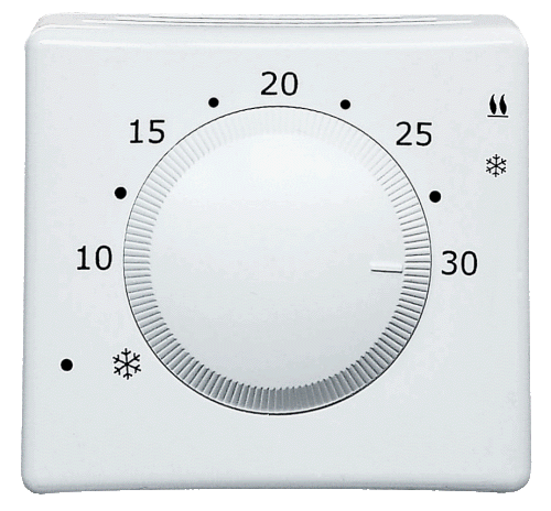 Thermostat d'ambiance mécanique TH1008 Climatisation Chauffage Gainable Thermostat d'ambiance mécanique TH1008 Climatisation Chauffage Gainable
